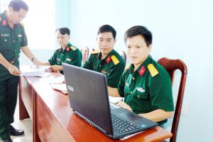 ​Cán bộ làm tốt công tác tuyển quân