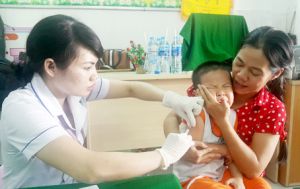 ​Tiêm vét vaccine sởi - rubella