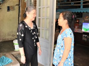 Người phụ nữ tích cực với công tác từ thiện