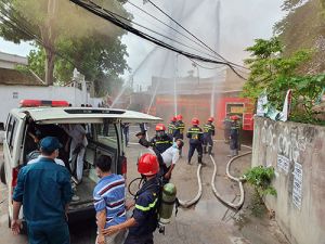 TP. Biên Hòa: Diễn tập chữa cháy và cứu nạn cứu hộ nhiều lực lượng