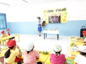 Lớp kỹ năng hè của con công nhân