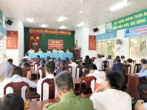 Phó Chủ tịch UBND tỉnh Nguyễn Hòa Hiệp tiếp xúc cử tri huyện Nhơn Trạch