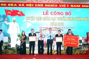 ​Lễ công bố 2 huyện Tân Phú - Định Quán đạt chuẩn nông thôn mới