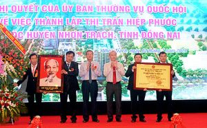 Hiệp Phước chính thức lên thị trấn