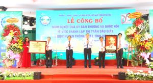 Lễ công bố thành lập 2 thị trấn Hiệp Phước - Dầu Giây