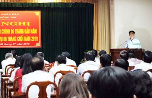Đẩy mạnh thực hiện nhiệm vụ cải cách hành chính năm 2019