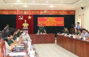 ​Tuyên truyền 3 nội dung trọng tâm chào mừng Đại hội thi đua quyết thắng lực lượng vũ trang Quân khu 7
