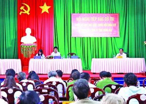 ​Ủy viên Bộ Chính trị, Bí thư Trung ương Đảng, Trưởng ban Tuyên giáo Trung ương Võ Văn Thưởng: Giải quyết dứt điểm bức xúc của người dân