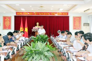 Giao ban thường trực và chánh văn phòng các cấp ủy quý III-2019: ​Coi trọng công tác nắm bắt tư tưởng, tâm trạng của nhân dân