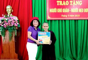 ​Người phụ nữ giàu lòng nhân ái