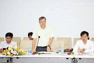 Chủ tịch UBND tỉnh Cao Tiến Dũng làm việc với Tổng công ty Sonadezi