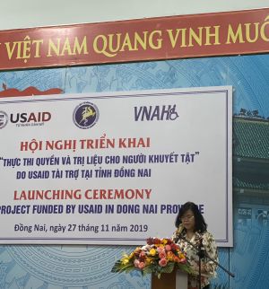 Hội nghị triển khai Dự án thực thi quyền và trị liệu cho người khuyết tật (DIRECT) tại tỉnh Đồng Nai