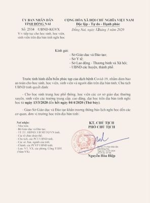 Học sinh, sinh viên nghỉ học đến đầu tháng 4