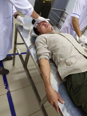 Công an huyện Vĩnh Cửu đang điểu tra nhóm côn đồ vào trạm đánh một kiểm lâm viên nhập viện