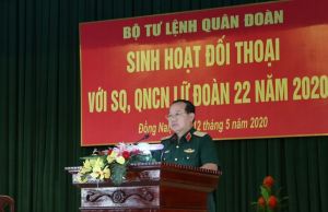 Lãnh đạo Quân đoàn 4 đối thoại với sĩ quan, quân nhân chuyên nghiệp