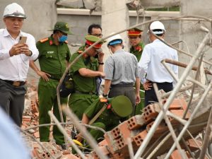 Các cơ quan vào cuộc vụ sự cố công trình gây chết 10 người ở KCN Giang Điền