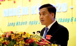 Đồng chí Hồ Văn Nam trúng cử Bí thư Thành ủy TP Long Khánh