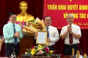 Đồng chí Quản Minh Cường được điều động giữ chức Phó bí thư Tỉnh ủy Đồng Nai