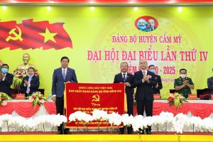 Khai mạc Đại hội đại biểu Đảng bộ H.Cẩm Mỹ lần thứ IV