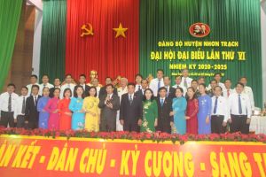 Đồng chí Lê Thành Mỹ được bầu làm Bí thư Huyện ủy Nhơn Trạch nhiệm kỳ 2020-20205