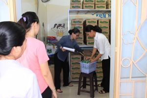 Niềm vui từ chương trình sữa học đường