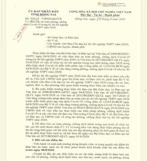 Thí sinh thuộc diện F1, F2 sẽ được bố trí thi đợt sau