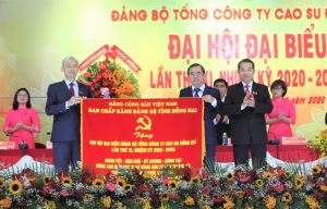 Đồng chí Nguyễn Văn Thắng được bầu giữ chức Bí thư Đảng bộ Tổng công ty Cao su Đồng Nai lần thứ XI