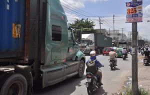 Ngăn chặn tai nạn giao thông do xe container