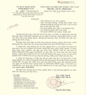 Tiếp tục tăng cường thực hiện các biện pháp phòng, chống dịch bệnh Covid-19 trên địa bàn tỉnh