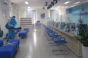 Trung tâm hành chính công tăng cường công tác phòng, chống dịch bệnh