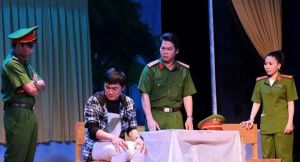 Đưa hình tượng người Công an nhân dân lên sân khấu