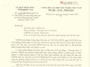 Đảm bảo an toàn trường, lớp ngay từ đầu năm học 2020 - 2021