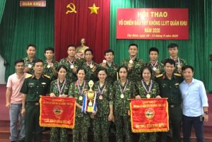 Đồng Nai đoạt giải nhất toàn đoàn hội thao võ chiến đấu tay không lực lượng vũ trang Quân khu 7