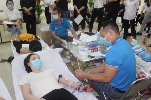 Tiếp nhận 240 đơn vị máu hiến