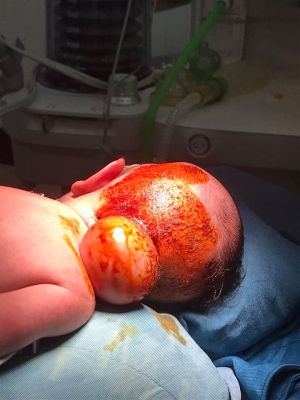 Phẫu thuật cắt bỏ khối u “khủng”  cho em bé