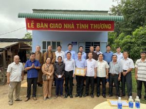 Bàn giao 4 căn nhà tình thương tại H.Định Quán