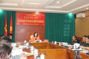 Tập huấn Luật Dân quân tự vệ và Luật Lực lượng Dự bị động viên