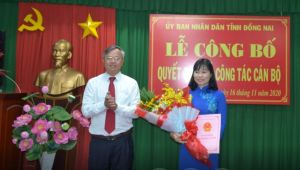 Bổ nhiệm bà Nguyễn Thị Thu Hiền giữ chức vụ Giám đốc Sở Lao động Thương binh và Xã hội
