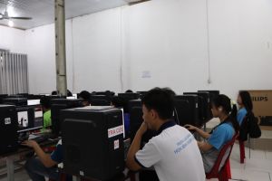 Thư viện hiện đại ở trường nghề