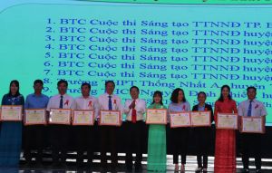 Cuộc thi Sáng tạo thanh thiếu niên, nhi đồng ngày càng lan tỏa