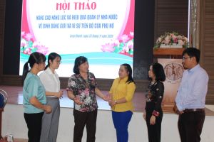 Nâng cao năng lực và hiệu quả quản lý Nhà nước về bình đẳng giới và vì sự tiến bộ của phụ nữ