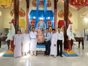 Thăm và chúc mừng Ban đại diện Cao đài ban chỉnh đạo tỉnh Đồng Nai