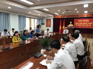 Triển khai quyết định của Tỉnh ủy về công tác cán bộ