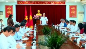 Bí thư Tỉnh ủy Nguyễn Phú Cường làm trưởng đoàn đại biểu Đảng bộ tỉnh dự dự Đại hội lần thứ XIII của Đảng