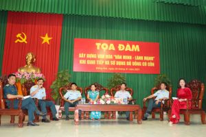 Tọa đàm xây dựng đơn vị vững mạnh toàn diện