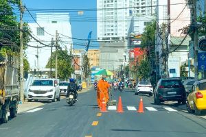 ​Tích cực làm đẹp đường phố đón Xuân