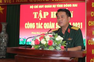 Tập huấn công tác quân sự năm 2021