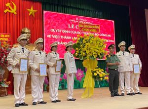 Thành lập Cơ quan Ủy ban kiểm tra Đảng ủy Công an tỉnh