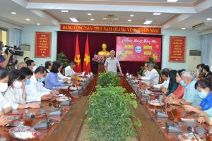 Tỉnh ủy gặp mặt chúc tết các cơ quan khối Đảng, MTTQ và các đoàn thể chính trị- xã hội