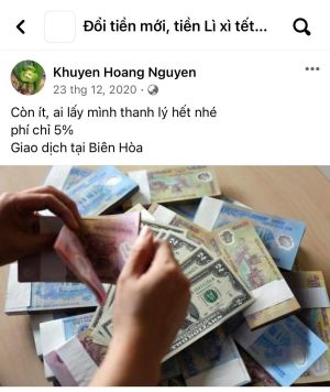 Tham gia đổi tiền không đúng quy định có thể bị phạt tới 40 triệu đồng